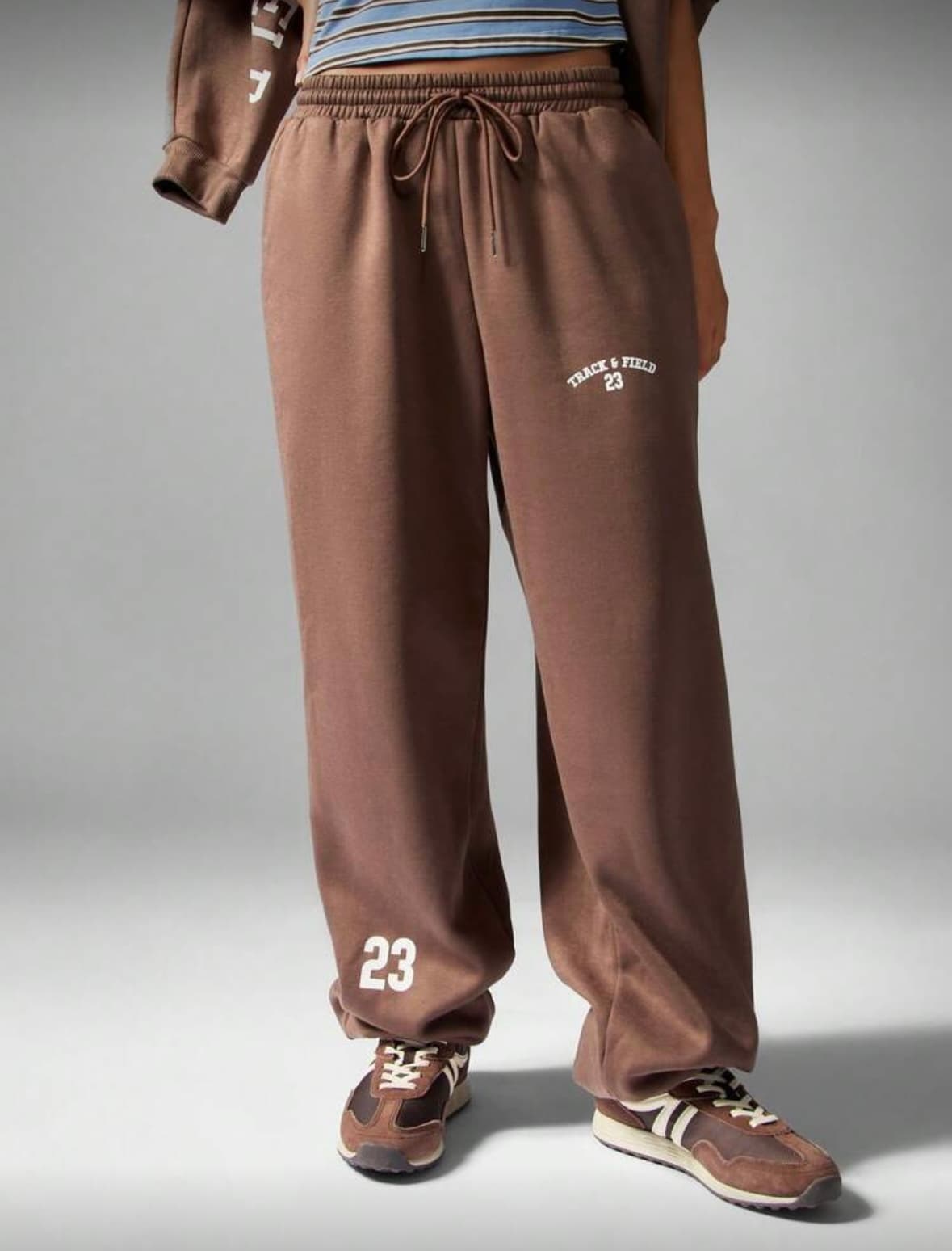Wide Leg Track Sweatpants